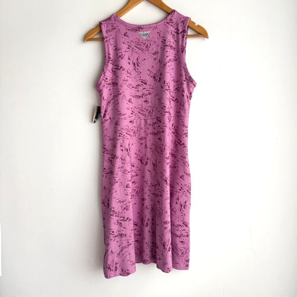 Columbia PFG Pink Shoer Stretch Athletic Athleisure Dress M - Picture 5 of 6